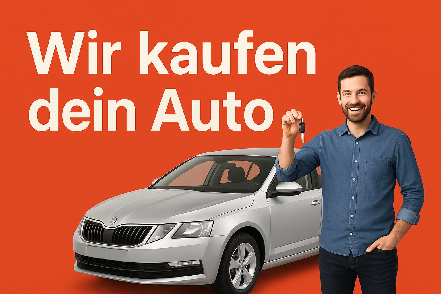 Wir kaufen dein Auto. 